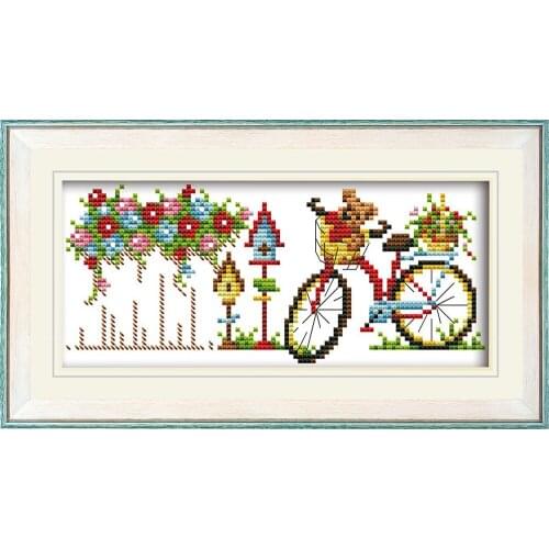 Aromatic riding cross stitch kit animal 18ct 14ct 11ct count print stitching embroidery DIY handmade needlework plus