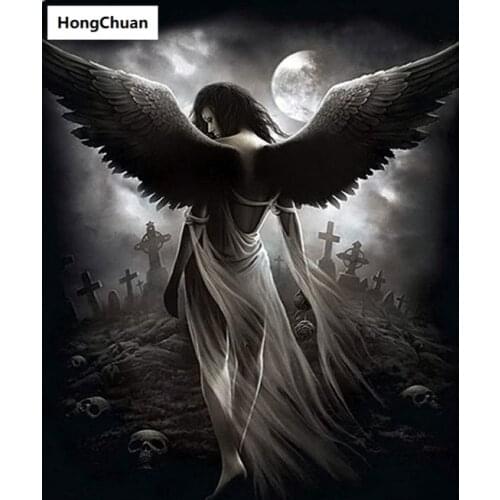 Angel 5D DIY full diamond round/square cartoon diamond embroidery mosaic cross stitch diamond painting mural decoration new year