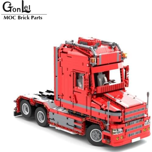 NEW 2820Pcs Scanias Truck T 580 MOC Building Blocks Bricks High-Tech Cars Construction Model DIY Education Toys Gifts