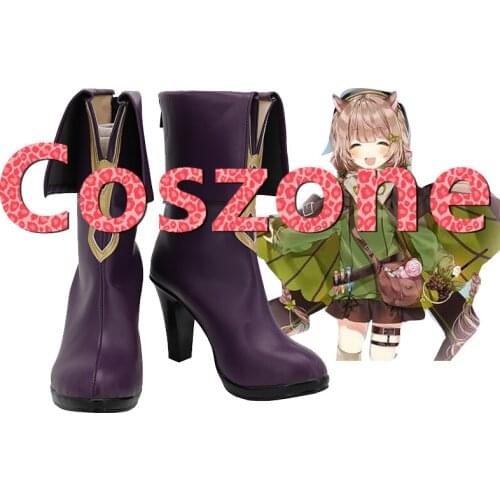 Red pride of Eden Purple Cosplay Shoes Boots Halloween Carnival Cosplay Costume Accessories