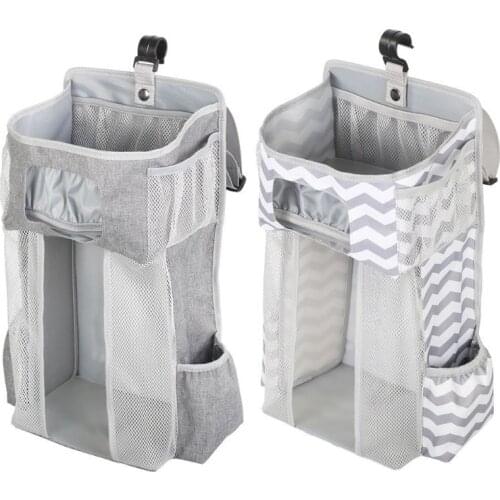 Baby Crib Hanging Storage Bag Diaper Nappy Organizer Cot Bed Infant Essentials Kids Bedding Set