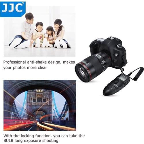 JJC DSLR Camera Wired Infrared Timer Remote Controller for Canon G1X Mark III/750D/80D/600D1200D/1100D/G10/650D/Kiss X8i/Kiss X5