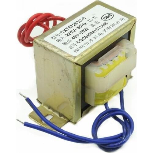 EI57-20W power transformer 20W DB-20VA 220V to 48V 0.5A AC AC48V transformer