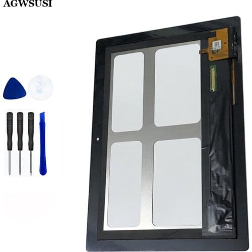10" For Lenovo IdeaTab S6000 S6000F LCD Display Screen Monitor Module and Touch Screen Digitizer Sensor Panel Glass Assembly