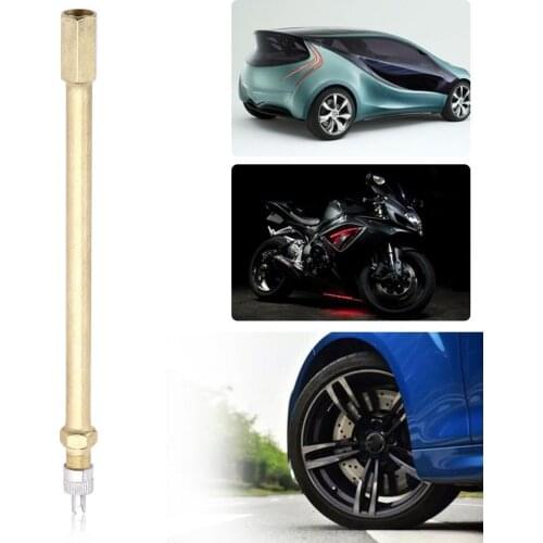 140mm Car Auto Truck Brass Wheel Tire Valve Cap Stem Extension Extender Inflation Valve Stems Automobiles Tool Accessories