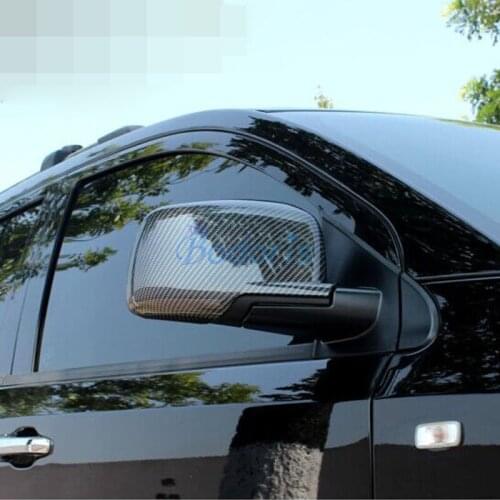Accessories For Dodge Journey JUCV Fiat Freemont 2009-2018 Rearview Mirror Cover Side Wing Cap Shell Case Garnish Moulding Trims