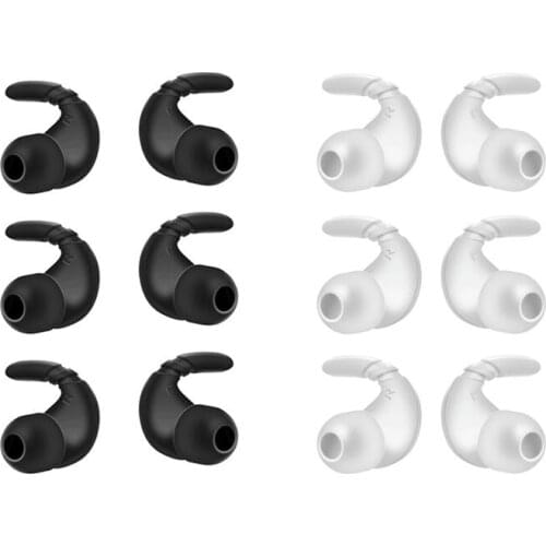 Side Stabilizers Fins Wing Eartips Silicone Earbuds Earplugs Gels Earhooks for JBL Earphones In Ear Headphone 3.8-5.5mm 12PCS