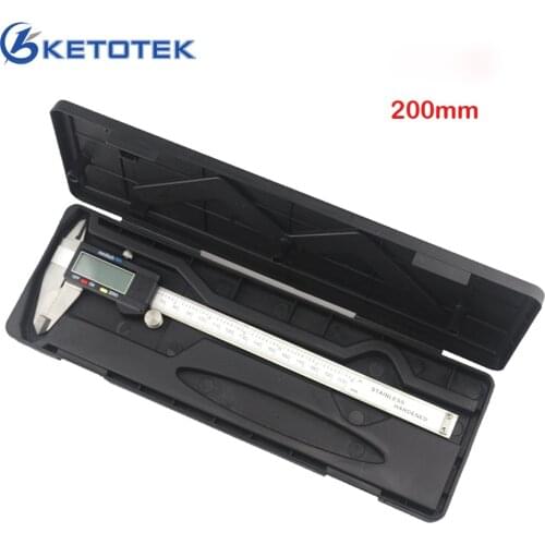 Digital Caliper 200mm 8 inch Electronic Stainless Steel Vernier Caliper 0.01mm Ruller Measuring Gauge Micrometer Diagnostic-tool