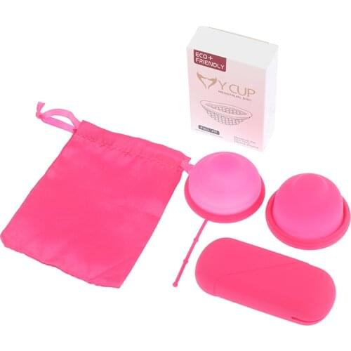 Menstrual Cup Disc Extra-Thin Silicone Menstrual Disk Tampon Or Pads Alternative