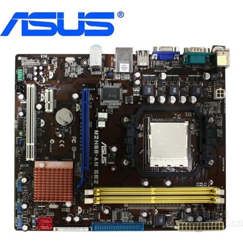 For AMD Motherboard NVIDIA GeForce 7025 630a ASUS M2N68-AM SE2 Motherboard DDR2 M2N68 AM SE 2 Desktop Mainboard Systemboard Used