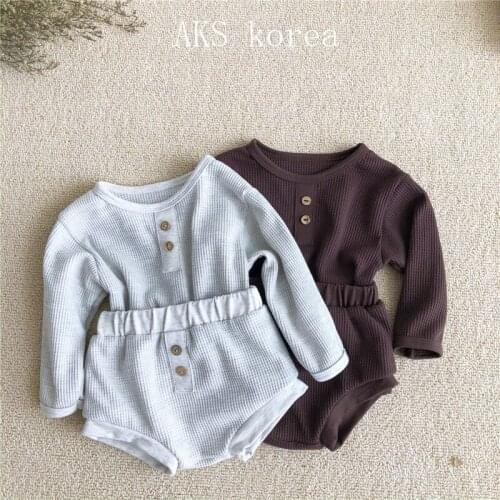 0-24M Newborn Baby Boys Clothing Set Spring Cotton Long Sleeve Kids Hoodies+Shorts Suit for Toddler Boys Outfits Children Suits