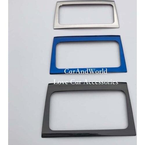 For Toyota Camry 2018 2019 Rear Air Conditioning Vent Outlet Box Cover Molding Protector Trims Stainless Steel Car Accessories