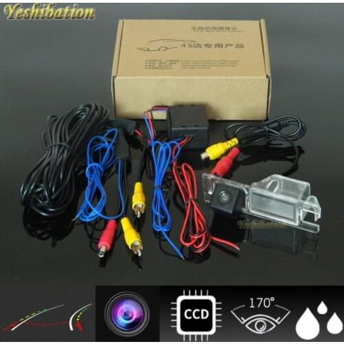 Yeshibation Reversing camera For Alfa Romeo Brera / Spider Parking Line Dynamic Trajectory Tracks Rear View Camera