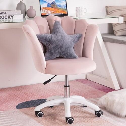 China Household learning computer chair girls dressing living room make up armchairs rotatable liftable sofa armrest seat
