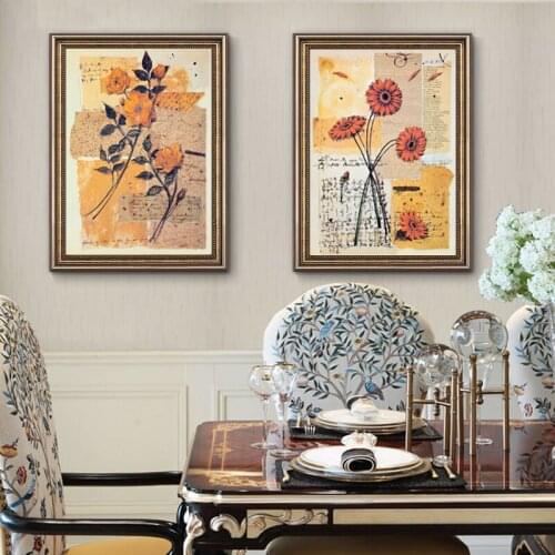 Classical Oil Painting Still Life Plant Flower Letter Home Living Room Canvas Wall Poster Picture Print Scandinavian Decorative