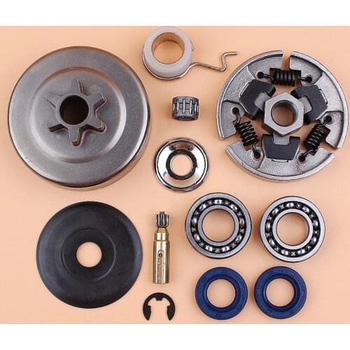 Clutch Drum Bearing Oil Seal Oil Pump Worm Gear Kit for STIHL 017 018 MS170 MS180 MS 170 180 Gas Chainsaw Chain Saws 3/8 6T