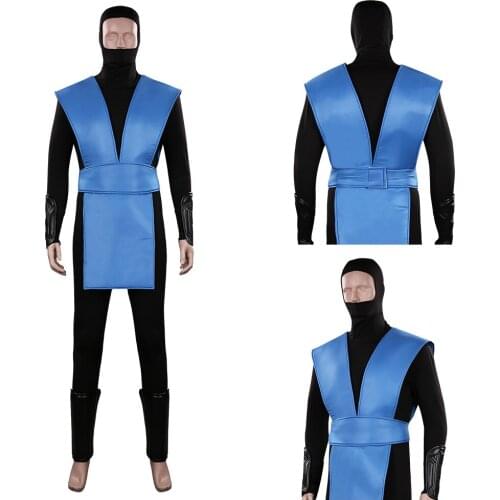 Mortal Kombat Sub-Zero Kuai Liang/Bi Han Cosplay Costume Outfits Halloween Carnival Suit