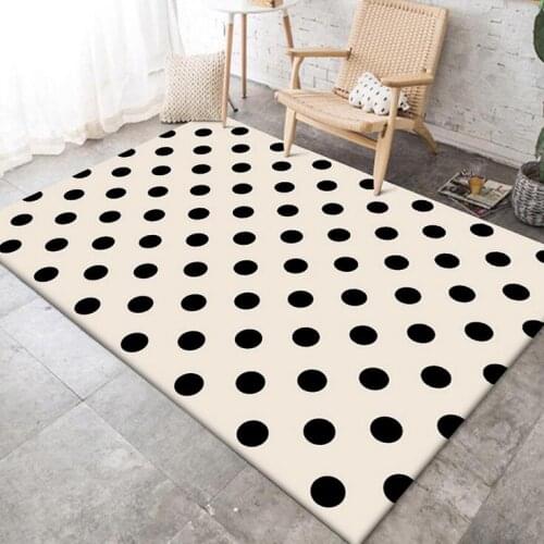 Abstract Geometry Yellow Black Print Area Rugs Carpet Hallway Doormat Living Room Bedroom Bedside Decoration Anti-Slip Floor Mat