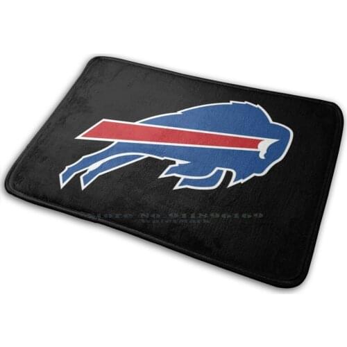 Bills-Buffalo Mat Rug Carpet Anti-Slip Bedroom Entrance Door Mat Logo City