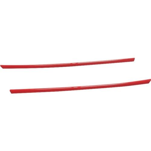 Red Car Front Bumper Grille Decoration Strip Trim Cover for Golf 8 MK8 2020 2021