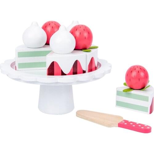 Kitchen Food Pretend Play Cake Toy Cake, Strawberry Pretend Play Toys