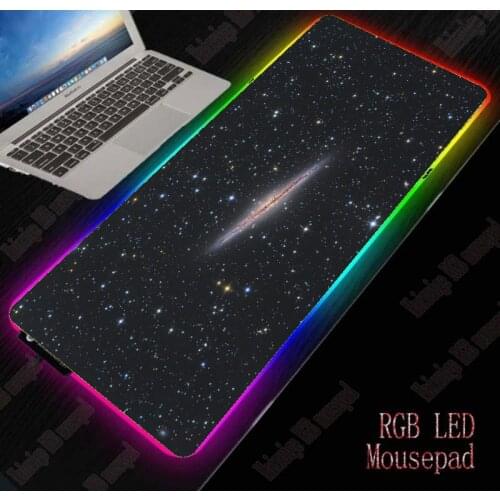 40*90cm Starry Sky Art Large RGB Non-slip Colorful Rubber Mouse Pad Gaming Accessories Laptop PC Mousepad XXL Keyboard Desk Mat
