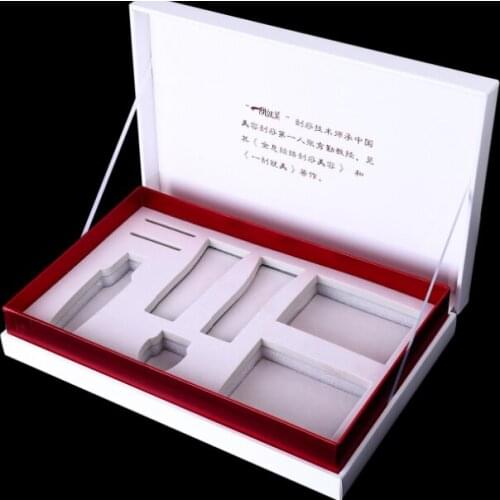 Popular Style Custom Design Handmade Cardboard Gift Packaging Square Exploding Box With Ribbon ---DH10419