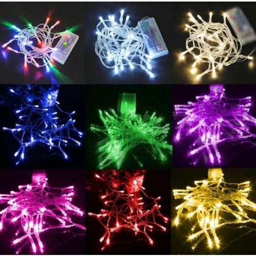 Xmas Outdoor Christmas Lights Led String Lights 10M 5M 3M 2M Luces Decoracion Fairy Light Holiday Lights Lighting Tree Garland