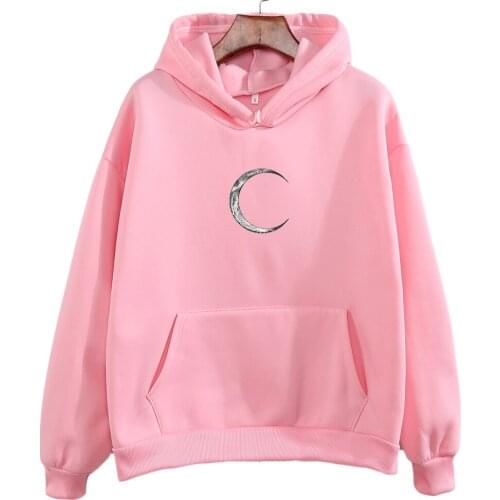 Autumn Winter Graphic Print Harajuku Streetwear Sweatshirt Long Sleeve Womens Hoodie Black Pullover Coat Hoody Top Poleron Mujer