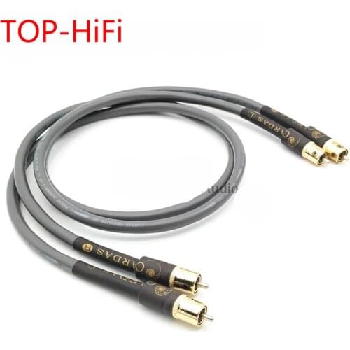 TOP-HiFi Pair RCA Interconnect Audio Cables Wire CD DVD Player with Cardas TWINLNK IIC