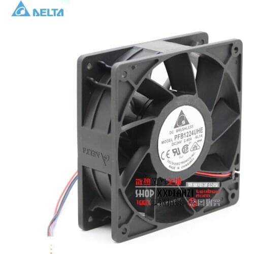 Wholesale for delta PFB1224UHE 12CM 24V 2.40A three-wire inverter cooling fan violence
