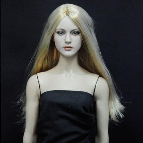 KM13-12 KUMIK 1/6 Scale Female Soldier Doll Female Head Sculpture Model For 12'' Woman Action Figure Accessory