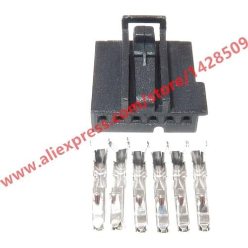 10 Sets 6 Pin Car Connector Electrical Wire Cable Female Auto Plug With Terminals