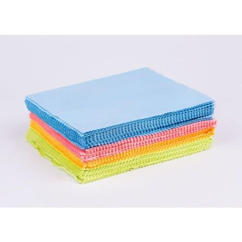 100pcs/Lot 127*127mm 4Color Glasses Cloth Microfiber Cleaner Cloths Cleaning Glasses Lens Eyeglasses Cloth Eyewear Accessories