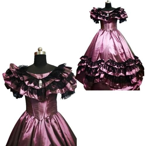 2021 New elegant Halloween Cosplay dress Colonial Georgian Renaissance Gothic Historical dress D-733