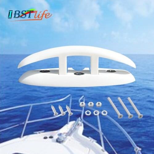 5inch Nylon Sailboats Flip Up Folding Pull Up Cleat Dock Deck Boat marine Kayak hardware Line Rope mooring Cleat accessories
