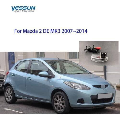 Car Rear View Reverse Camera For Mazda 2 Demio DE MK3 2007 2008 2009 2010 2011 2012 2013 2014 2015 2016 license plate camera