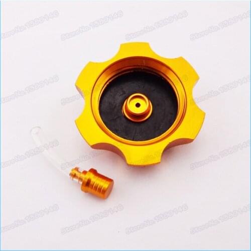 Petrol Gas Fuel Gold Tank Cap Cover For 50cc-160cc Stomp Pit Dirt Bikes SSR SDG GPX Motorcycles Atv Quads