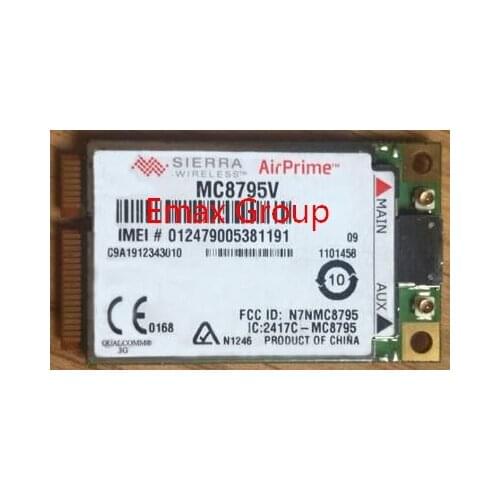 MC8795V Mini PCI-e 3G quad-band HSPA WWAN WLAN Wifi Card GPS For Laptop notebook 100% Original Distributor JINYUSHI stock