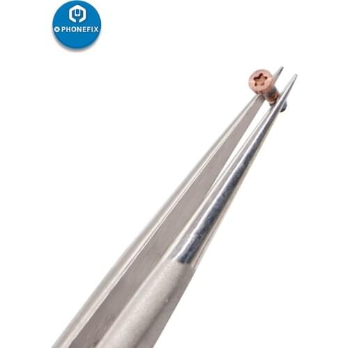 Electronics Industrial Tweezers Anti-static ESD Curved Straight Tip Precision Stainless Steel Forceps SMD Phone Repair Hand Tool