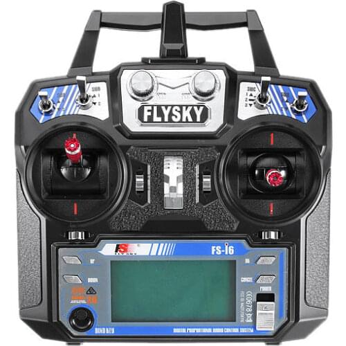 FS-i6 i6 2.4G 6CH AFHDS RC Radio FlySky Transmitter Without Receiver for FPV RC Drone