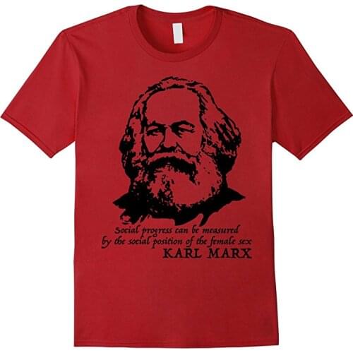 Karl Marx Quote Tshirt Tee Shirt O-neck Casual Cotton High Quality Summer Trend Breathable Harajuku Tshirt Great Discount