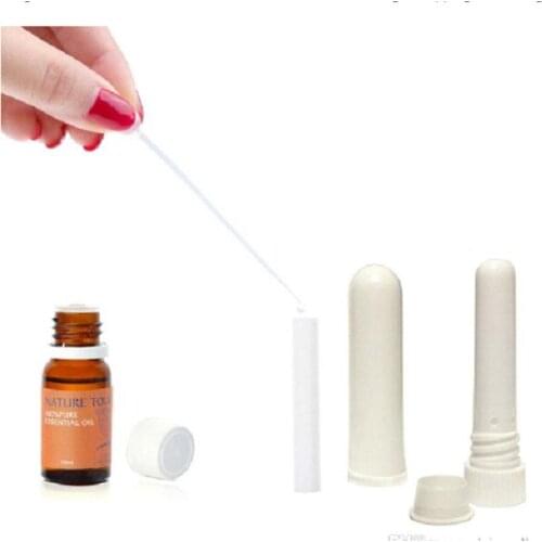 Hot sale Blank Nasal Inhaler Sticks, Plastic Blank Aroma Nasal Inhalers for DIY essential oil
