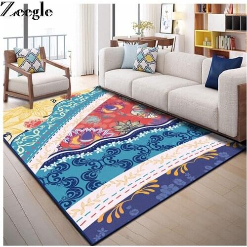 Zeegle Rug Carpets for Living Room Modern Bedroom Carpet Absorbent Bedside Rugs Anti Slip Coffee Table Area Rug Bedroom Carpet