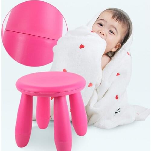 Round Childrens Stool Kindergarten Baby Learning Stool Thicken Plastic Game Seat Removable,for Kids Adults,Load 100kg