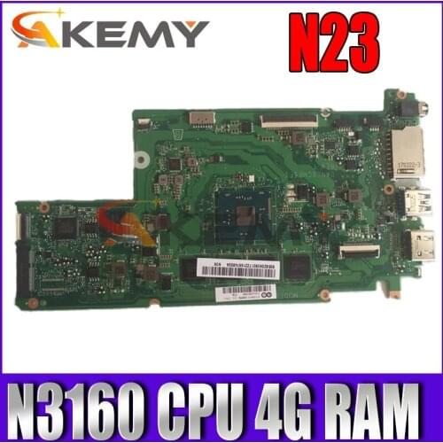 5B20N08017 For Lenovo N23 Chromebook Laptop motherboard DANL6CMB6F1 with SR2KP NL6C MB N3160 1.6G 4G E32GU1 VOL SP