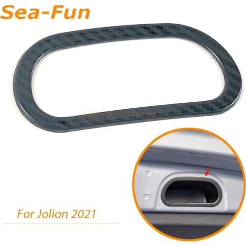 For Haval Jolion 2021 Rear Trunk Handle Cover Trim Sticker Sequins Decoration Frame Sainless Steel Car Interior Accessories