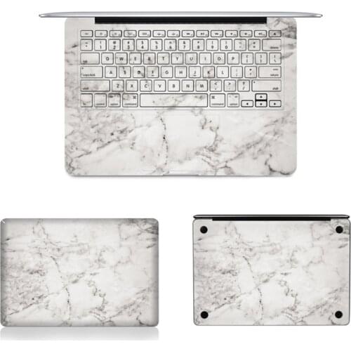 Grey Marble Texture Laptop Body Decal Protective Skin Vinyl Stickers for Macbook Air Pro Retina 16" 12" 13" 15 A2141 A1932 A1466
