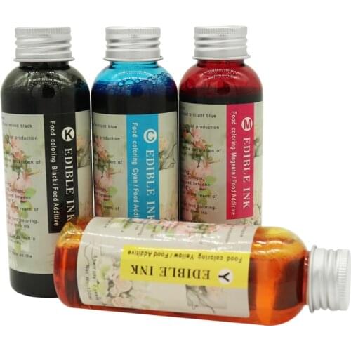 Edible Ink food ink for Coffee Printer Cake Printer Drink Chocolate inkjet Printing machine