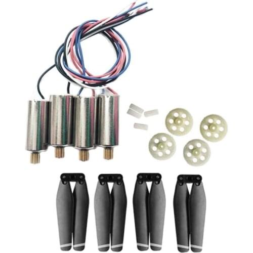SG907pro XIL 012pro RC Quadcopter Drone Spare part Propellers Fixed Blades Props Gears Motors Engine Kit